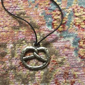 Pretzel necklace